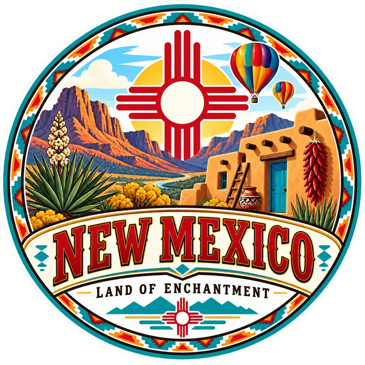 State Inspired T-Shirts - New Mexico