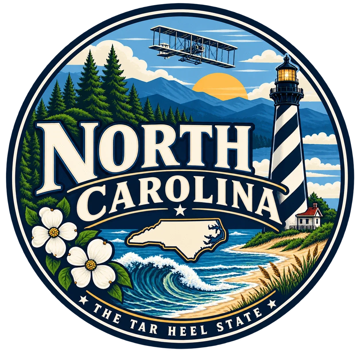 State Inspired T-Shirts - North Carolina