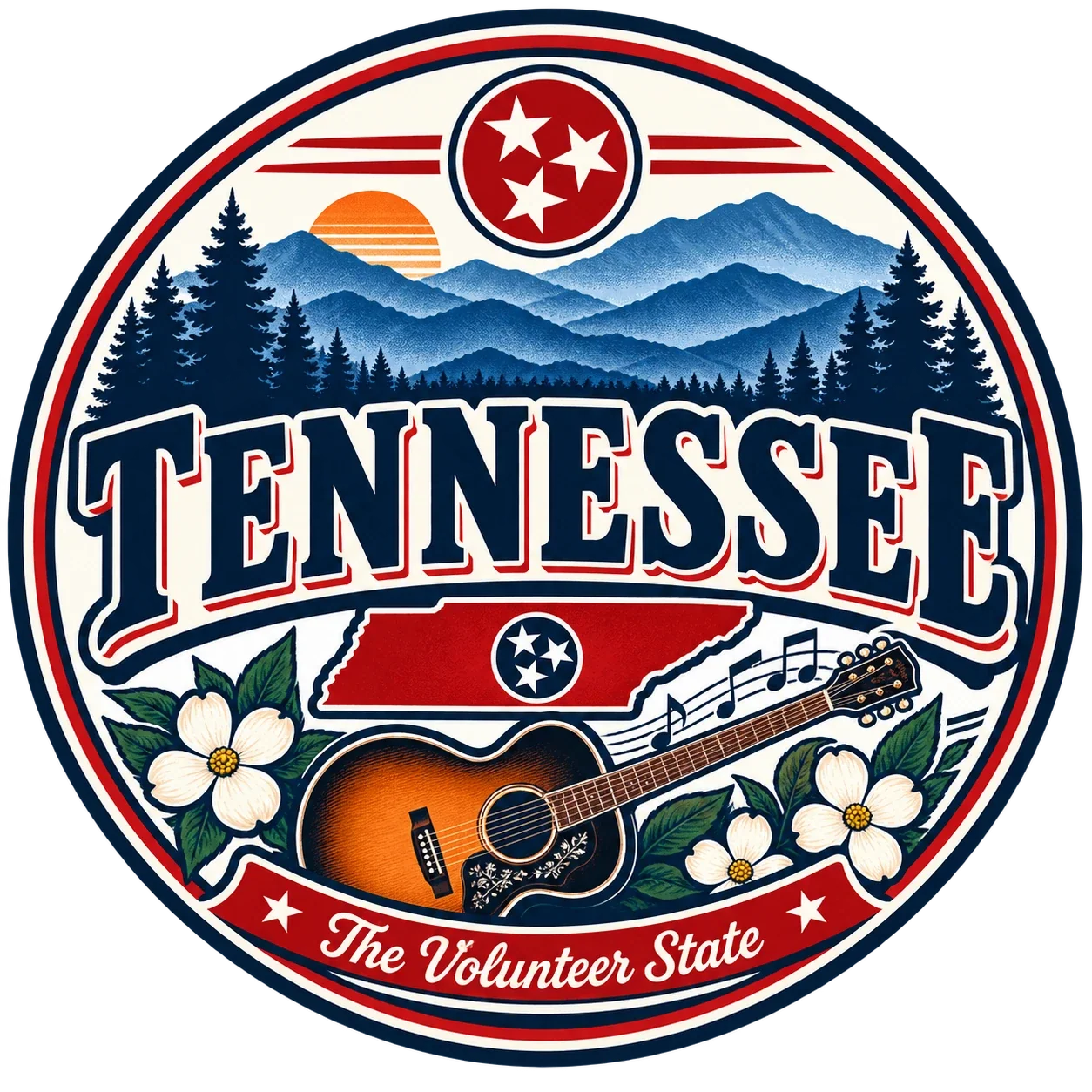 State Inspired T-Shirts - Tennessee
