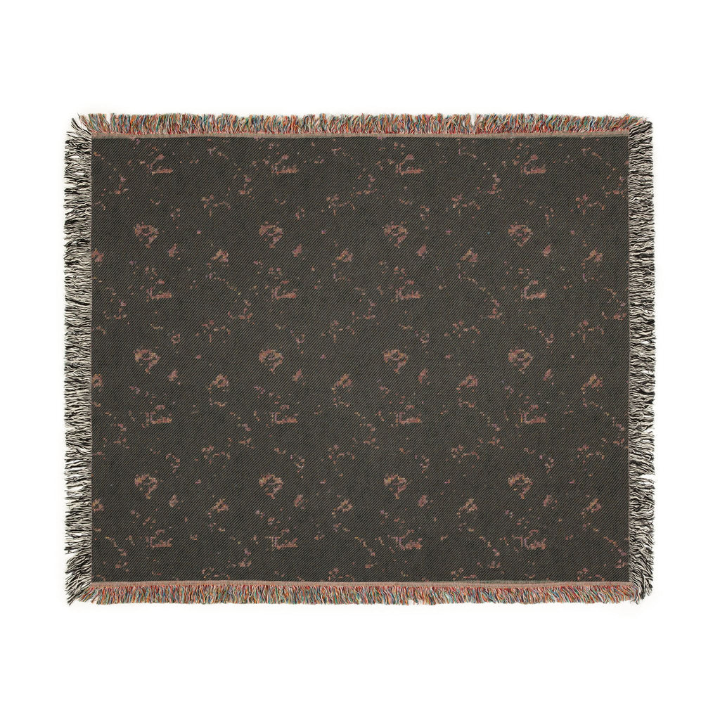 Maddison Shores Sea Glass Watercolor Woven Beach Blanket