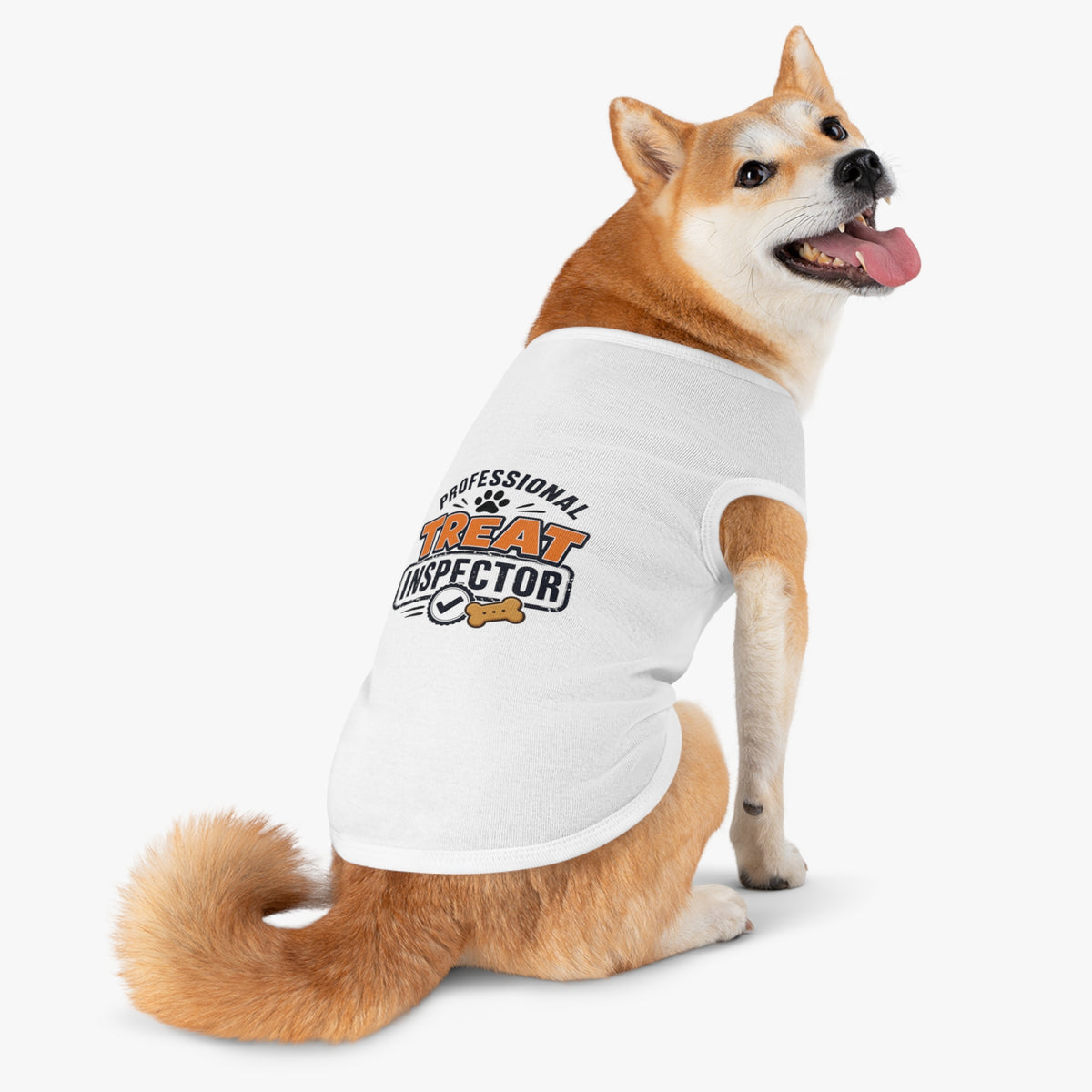 Professional Treat Inspector Dog T-Shirt – Funny Treat Lover Pet Shirt