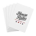 House Rules Poker Playing Cards – Vintage Ace Spade Deck for Game Night