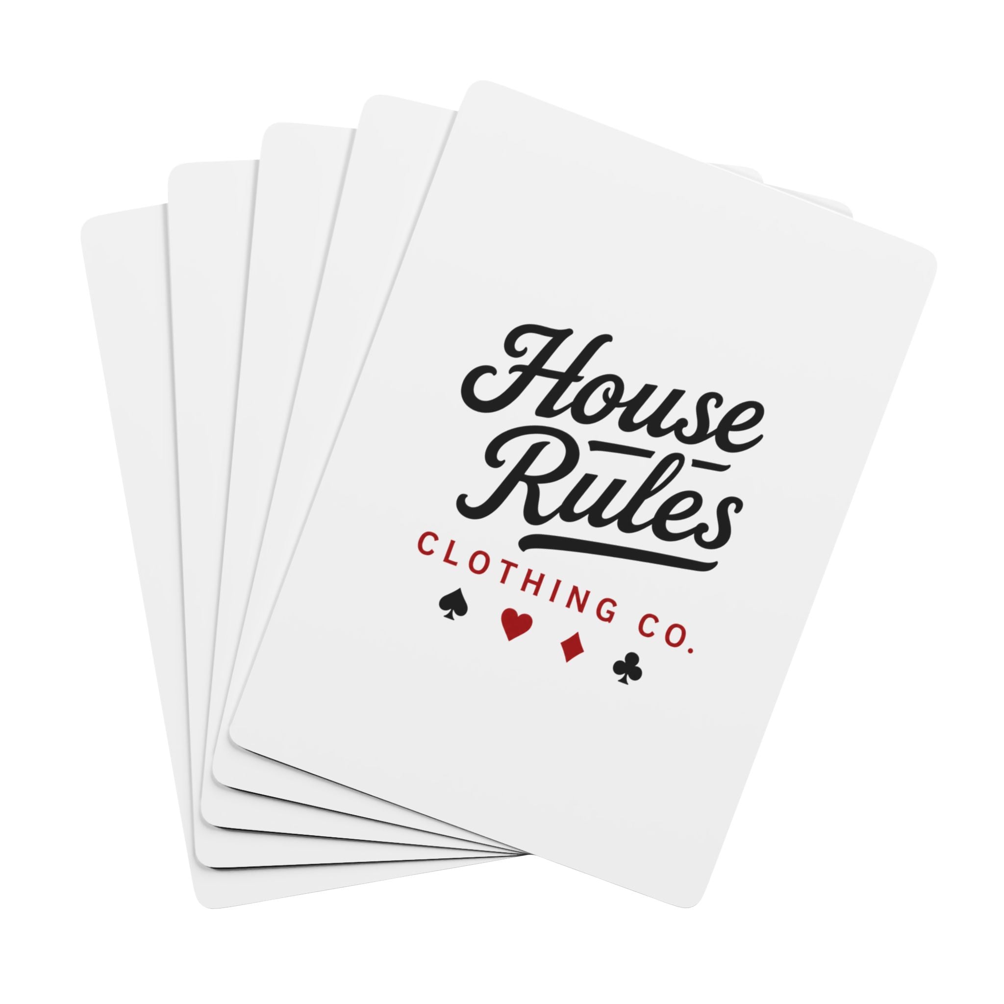 House Rules Poker Playing Cards – Vintage Ace Spade Deck for Game Night