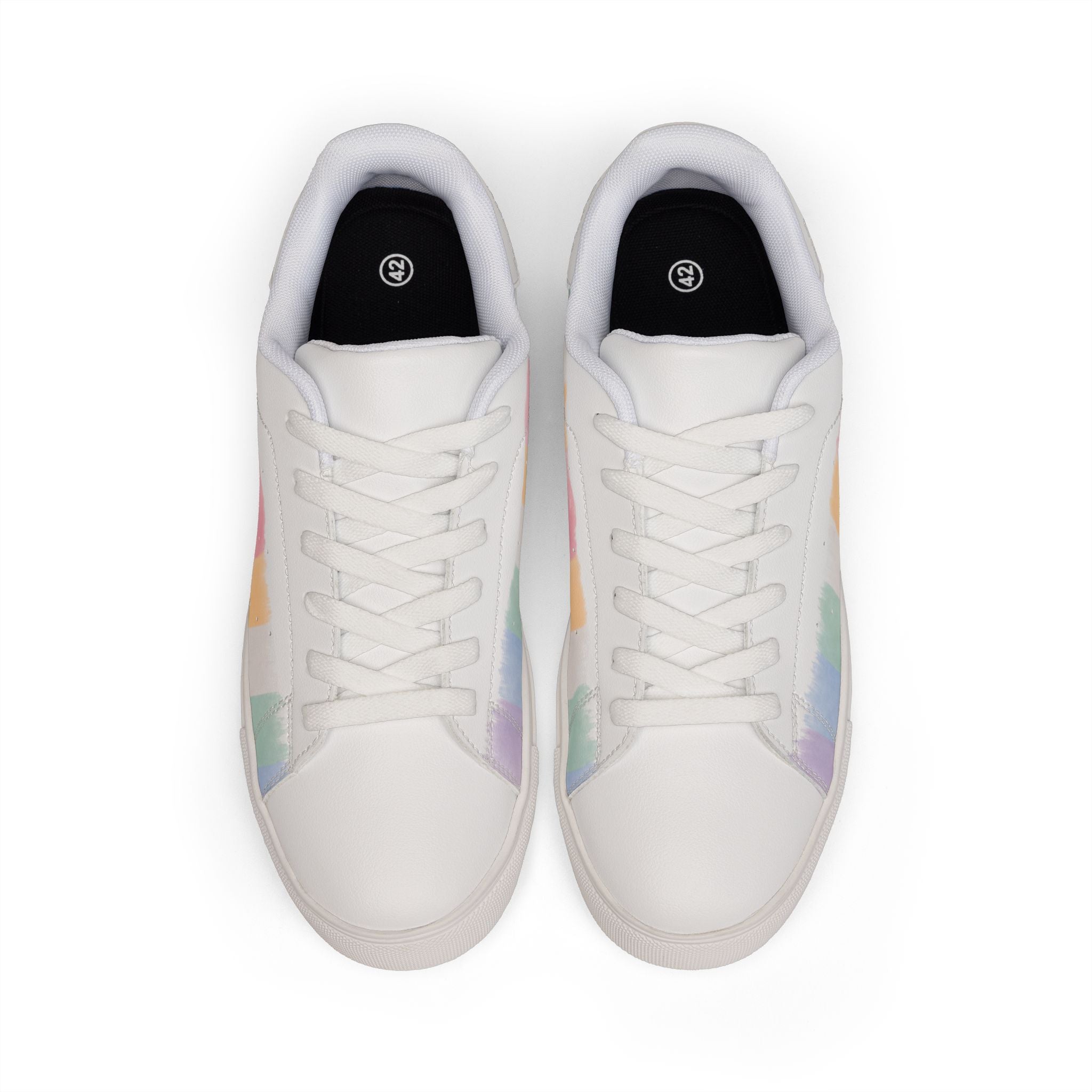 Pride & Presence Pastel Spectrum Low-Top Sneakers