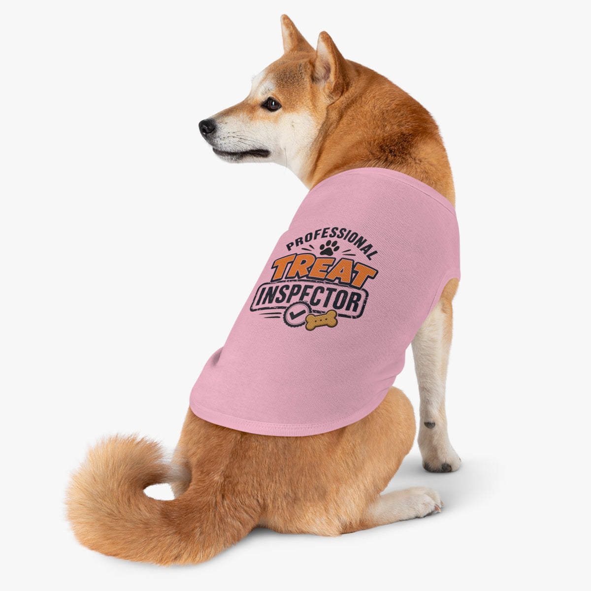 Professional Treat Inspector Dog T-Shirt – Funny Treat Lover Pet Shirt
