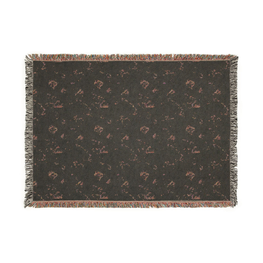 Maddison Shores Sea Glass Watercolor Woven Beach Blanket