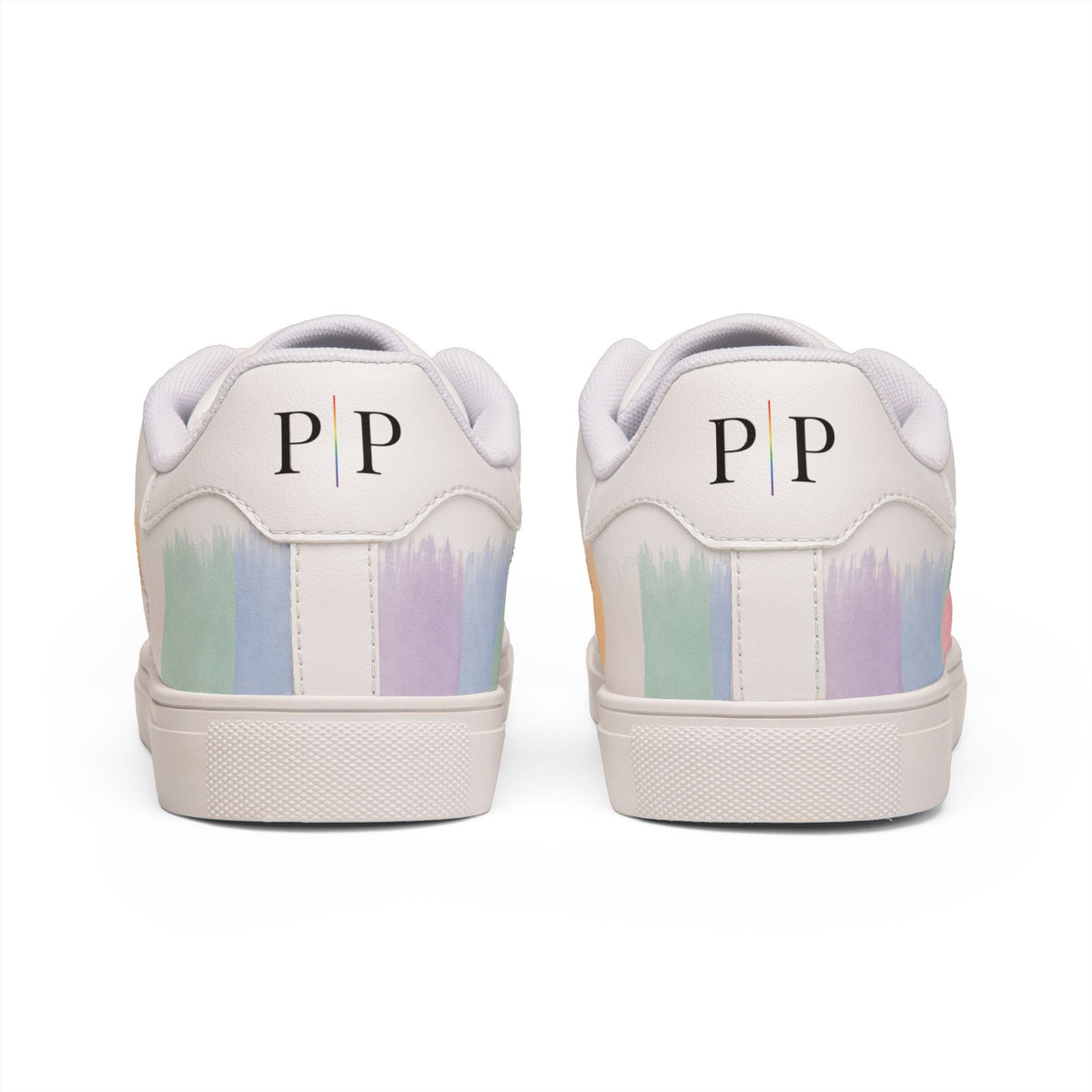 Pride & Presence Pastel Spectrum Low-Top Sneakers