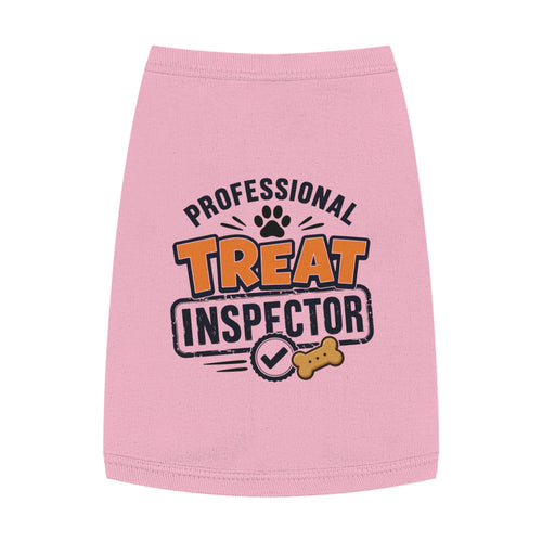 Professional Treat Inspector Dog T-Shirt – Funny Treat Lover Pet Shirt