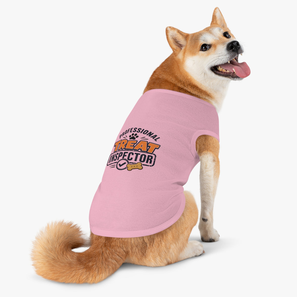 Professional Treat Inspector Dog T-Shirt – Funny Treat Lover Pet Shirt