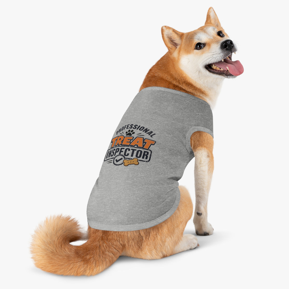 Professional Treat Inspector Dog T-Shirt – Funny Treat Lover Pet Shirt