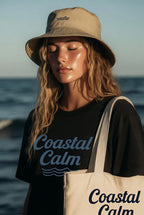 Coastal Calm Beach Bag – Beach Chic Coastal Tote